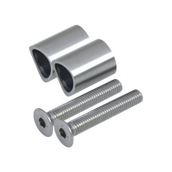 Prechod medzi stĺpom ø 33.7mm a kotviacou platňou, L:25mm Prechod medzi stĺpom ø 33.7mm a kotviacou platňou, L:25mm